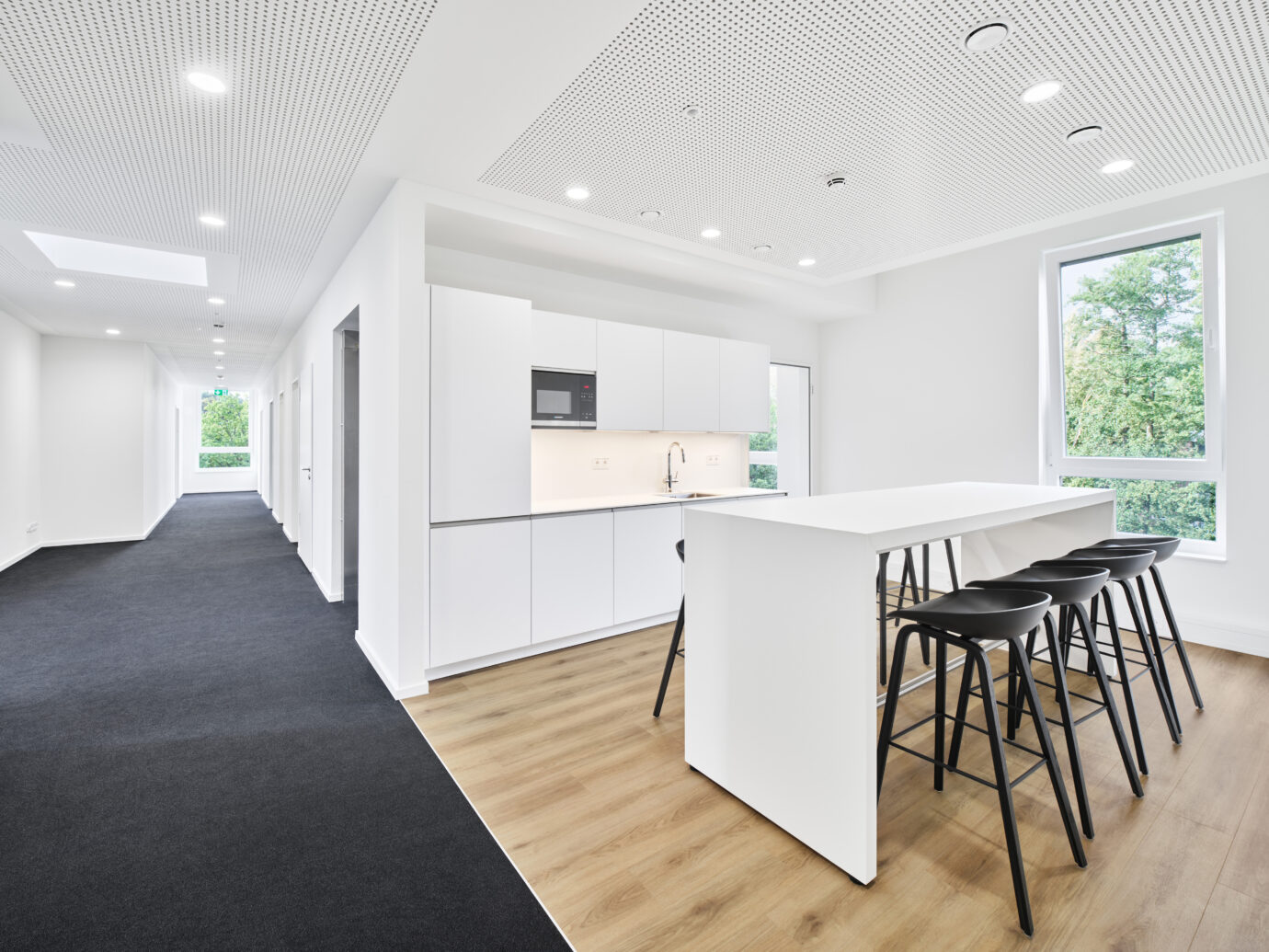 Neues Arzt- und Forschungszentrum der Bremer Herzstiftung, Entwurf Hilmes Lamprecht Architekten BDA, Bremen, 2021-09-16, Foto: Caspar Sessler