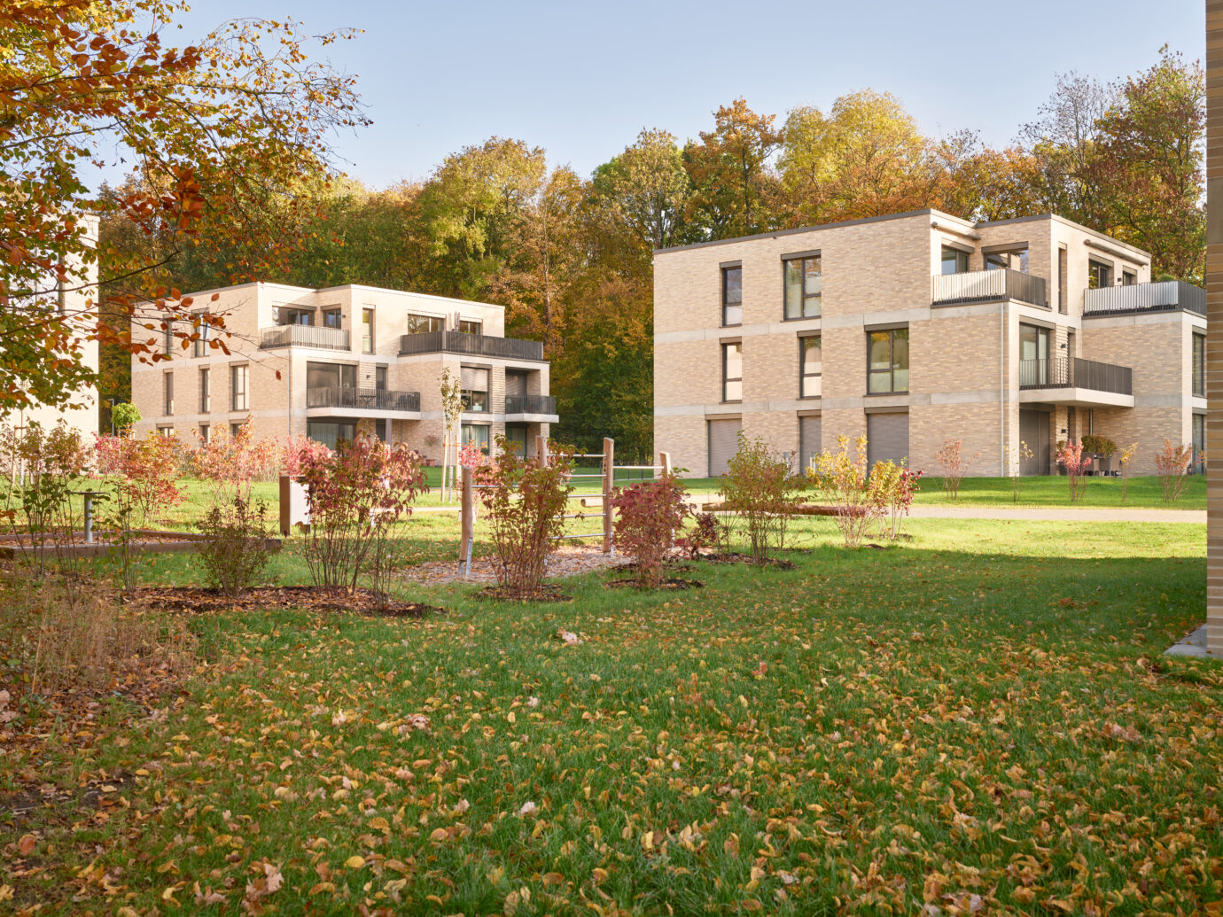 Wohnquartier »Woldes Wiese«, Entwurf Hilmes Lamprecht Architekten BDA, Bremen, 2021-10-28, Foto: Caspar Sessler