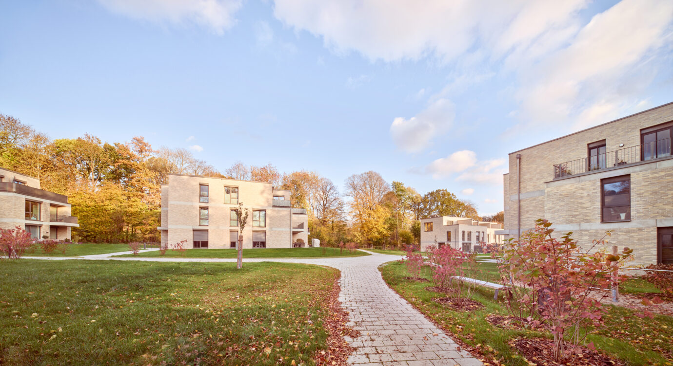 Wohnbebauung »Woldes Wiese«, Entwurf Hilmes Lamprecht Architekten BDA, Bremen, 2021-11-01, Foto: Caspar Sessler